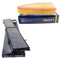 Inspektionspaket Luftfilter Pollenfilter BMW 3 E90 E91 E92 E93 1 E81 E87 X1 E84