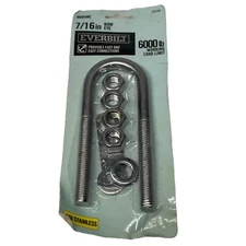 Everbilt 7/16 in. 316 Grade Stainless Steel Bow Eye 6000 lb Working Load Limit