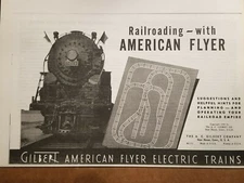 AMERICAN FLYER  RARE M2272 PREWAR 1940 TRAIN SET INSTRUCTION MANUAL - COPY