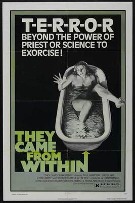 SHIVERS Movie POSTER 27x40 Paul Hampton Joe Silver Lynn Lowry Allan Kolman