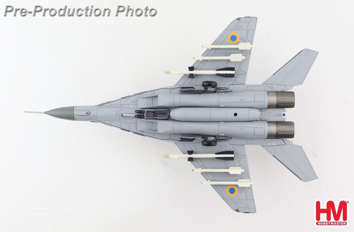 航空機・ヘリコプター Hobby Master Ukrainian MIG-29 HA6518 Hobby Master HA6518, MiG-29 9-13, Fulcrum C, No. 57