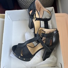 Michael Kors Beatrice Black Platform Sandal - size 7