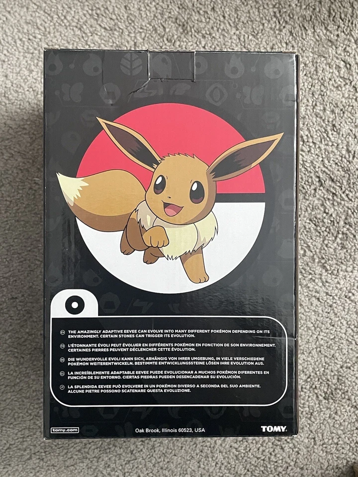TOMY Toys R Us Exclusive Pokemon Eevee Plush Genuine Rare Collectable BRAND NEW - Image 3 of 4
