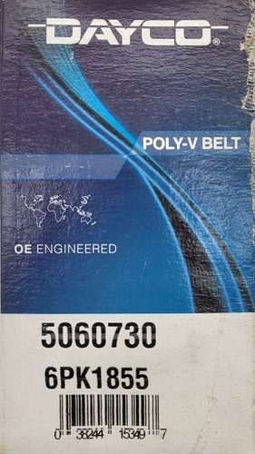 DAYCO 5060730 (6PK1855) SERPENTINE BELT Ford Ranger 2.3L I4 DOHC 2001-2011 - Bild 2 von 4