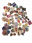 50pc Random Disney Princess Decal Water Bottle Laptop Wall Sticker Luggage