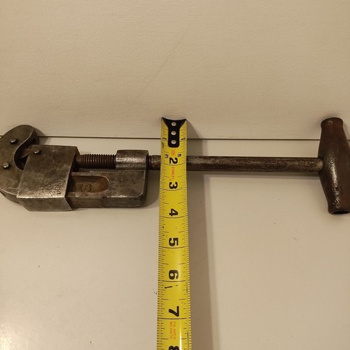 Vintage Barnes Tool Co. No. 1 Barnes Heavy Duty Pipe Cutter Clean Made In ๐บ๐ธ