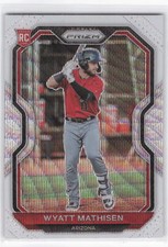 2021 Panini Prizm #84 Wyatt Mathisen White Wave Prizm