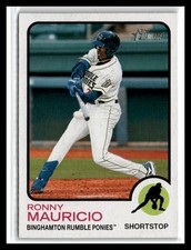 Ronny Mauricio 2022 Topps Heritage Minor League #115 Binghamton Rumble Ponies