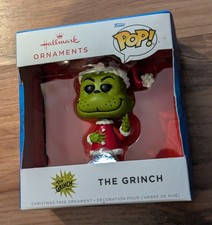 The Grinch Ornament Funko Pop New 2025 Hallmark Christmas Dr Suess Santa - A1