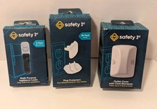 Safety 1st Baby Proof Lot Appliance Locks Plug Protectors Outlet Cover New