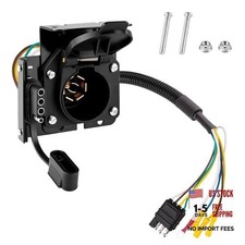 Universal 4-Way Flat to 7-Way RV Blade Adapter Kit, 7 Pin Trailer Light