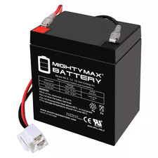 12-Volt 5Ah F1 SLA Replacement Battery Compatible with Razor Drift Crazy Cart-25
