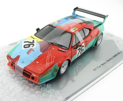 BMW M1 Gruppe 4 Art Car Andy Warhol 1 18 MINICHAMPS Dealer Ultra
