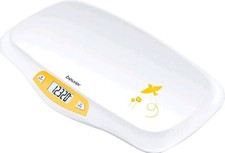 Beurer Digital Baby Scale Infant Toddler Pet Weight Scale White/Yellow BY80