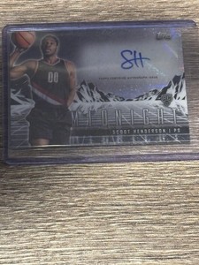 2023-24 Topps Midnight Horizon Scoot Henderson Rookie Auto #RHS-SH A46