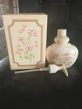 Vintage Avon Candid Ultra Soft Body Satin Red Carnation Lotion Bottle