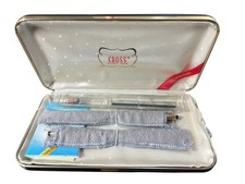 Vintage CROSS 14K Gold Filled Pen Pencil Set Case Booklet