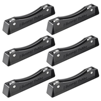 Coliao 6pcs 3D Printer Filament Spool Holder Stand Metal Bearing Design Black 