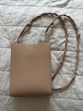 Jil Sander Tangle Leather Crossbody Shoulder Bag