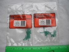 Lot of 2 Plastruct SLO-100, 1800's Lamps, Street, Post, Part No. 94802, HO Scale