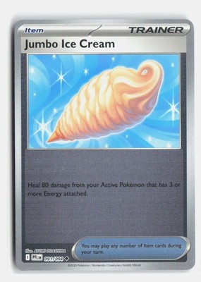 Jumbo Ice Cream 091/094 Phantasmal Flames Uncommon Pokemon Reverse Holo NM