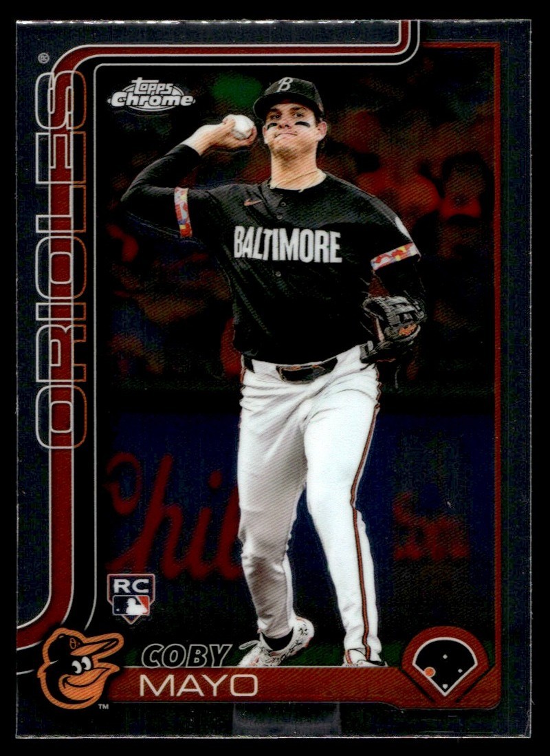2025 Topps Chrome Coby Mayo Rookie #120