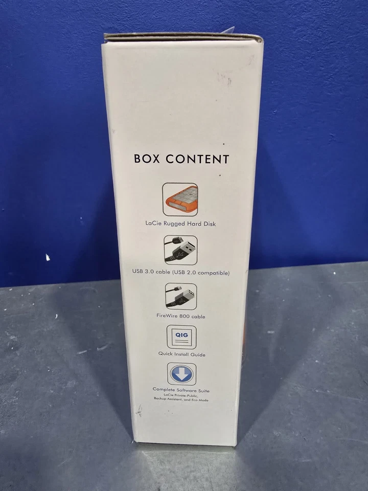 New & Sealed Lacie Rugged Triple 1Tb Drive USB & Firewire - Image 4 of 4