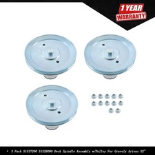 3PK 52" Deck Spindle Assembly w/Pulley For Gravely Ariens 51537200 51528000