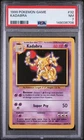 1999 POKEMON BASE SET UNLIMITED #32 KADABRA PSA 7