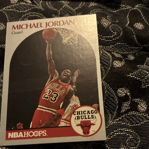 Michael Jordan NBA Hoops Chicago Bulls Basketball Sports Trading Card