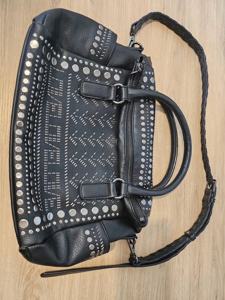 Sac noir DESIGUAL LOVE LOVE LOVE - Photo 2/4