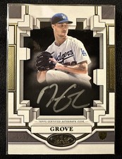 2023 Topps Tier One - Silver Ink Break Out Auto - Michael Grove #/10 (AU, RC)