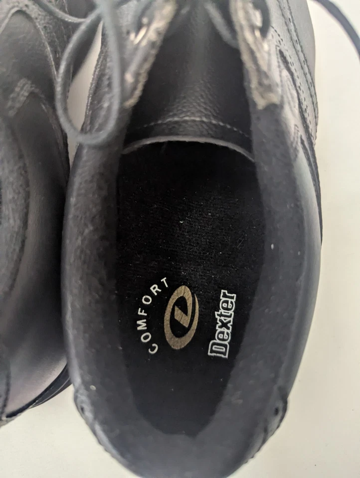 Zapatos de golf negros Dexter Wedgewood para hombre GF951-1 talla 10,5 M nuevos sin caja Foto 2 de 4