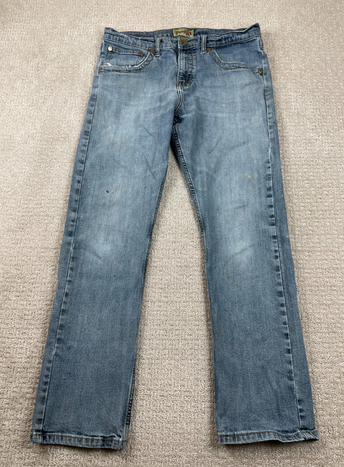 Wrangler 20X Jeans Men Fits 32x29 Style 44 Slim Fit Straight Medium Wash Western