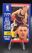 1991-92 Fleer - All-Star Team Chris Mullin #218 Yellow Back
