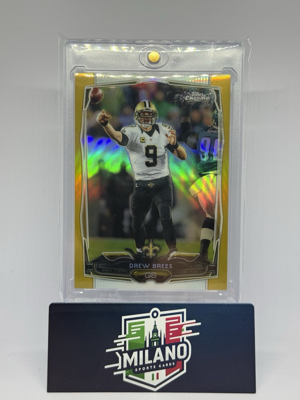 2014 Topps Chrome - Drew Brees #17 Gold Refractor /50