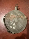 Original Civil War Era Bullseye Canteen Bulls Eye with Leather Strap