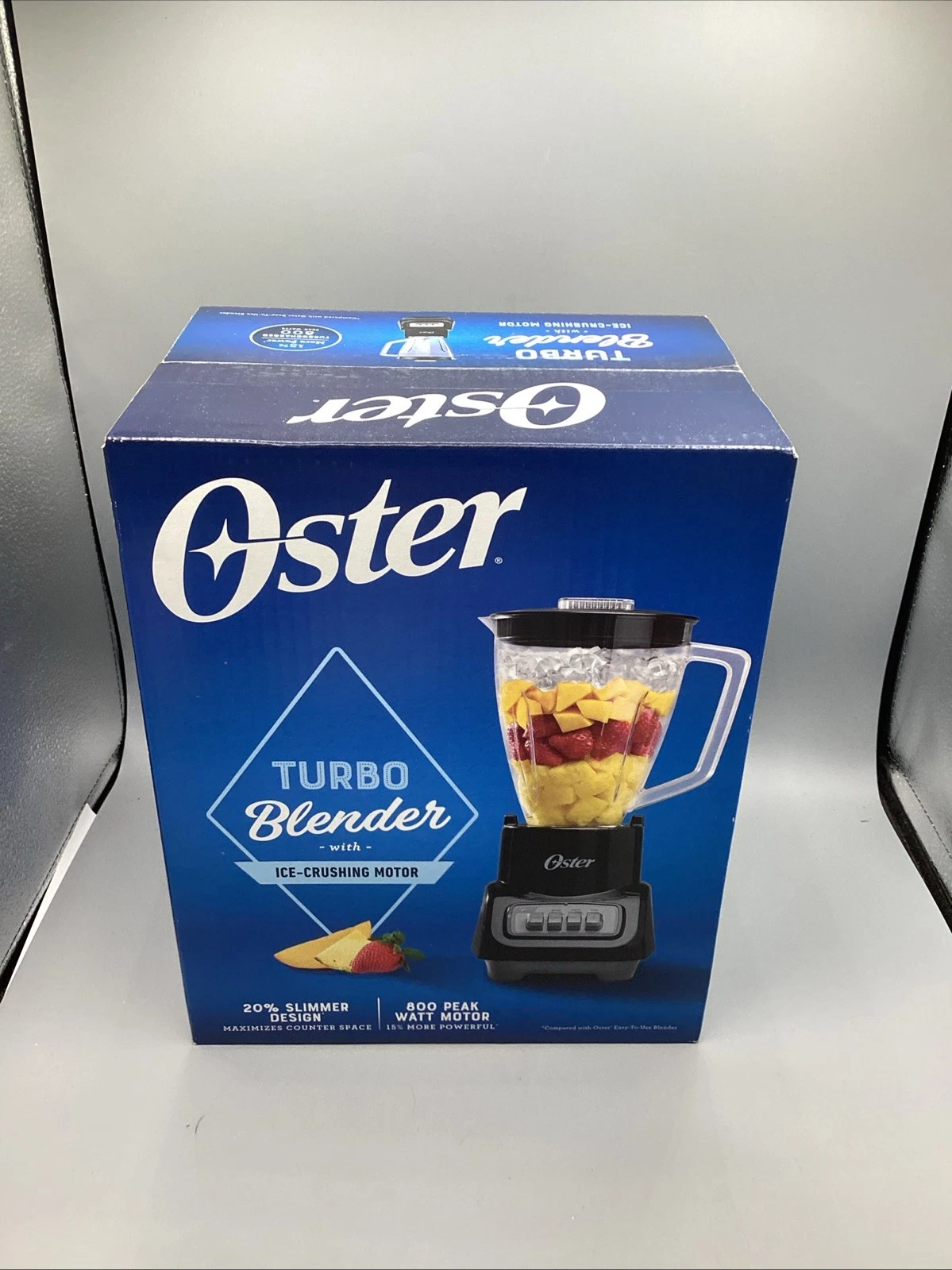 Oster® Turbo Blender, 800-Watt Ice Crushing Motor Food Blender, Black New/Sealed
Opens in a new wind