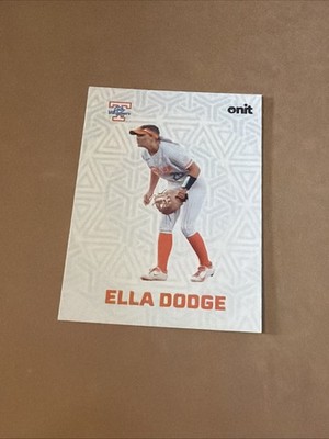 2026 ONIT Tennessee Volunteers SOFTBALL card ELLA DODGE Fusion WHITE
