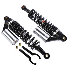 New 2x 13.5" 340mm Motorcycle Rear Air Shock Absorbers Suspension Compatible w