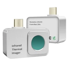 Mini Thermal Camera Attachment for Android Phone w/ Macro Lens -20°F to 1112°F