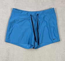 Nike dri-fit womens athletic shorts bright blue size L