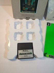 Vectrex Clean Sweep Complete CIB Video Game Cartridge Manual Overlay 1982 TESTED