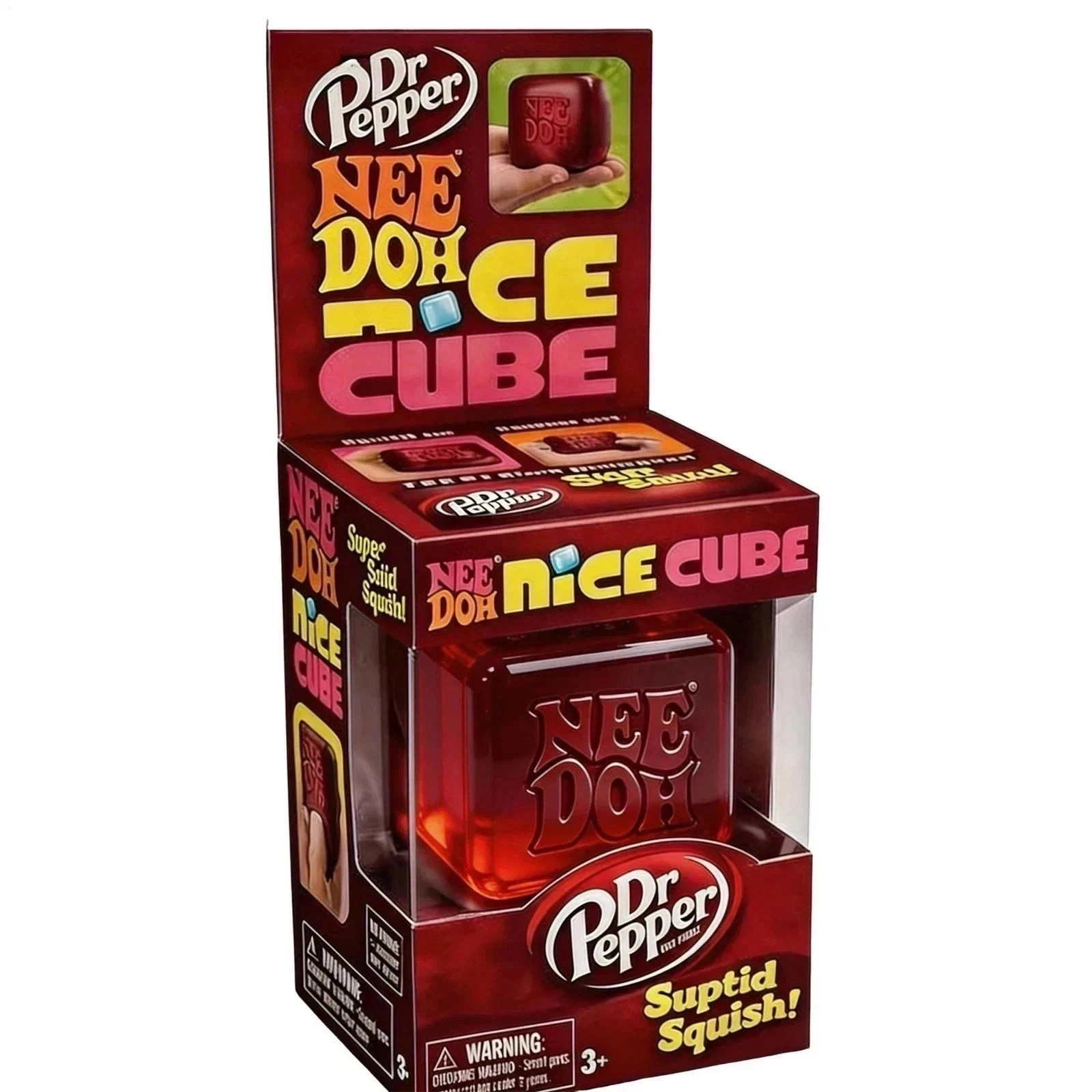 Dr Pepper Bonito Cubo Squishy Alivio del Estrés Juguete Edición Limitada