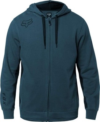 Fox Racing Mens Redplate 360 Zip Up Casual Fleece Hoodie - Navy - Small