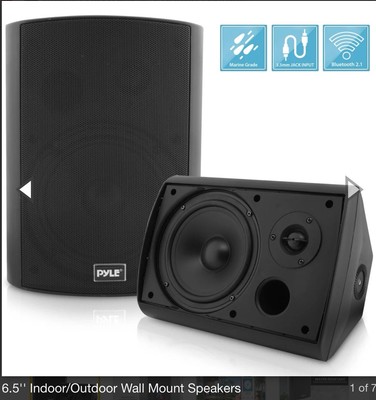 PYLE Home Wall Mount Speaker System PDWR53BTbk scratches
