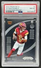 2024 Panini Prizm Deca Jayden Daniels Downtown Bound RC #4 Commanders PSA 8