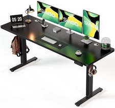 Electric Standing Desk Adjustable - 63 x 24 Inch Sit Stand up Desk