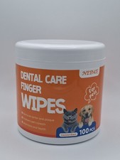 NEENCE Dental Care Finger Wipes, 100 wipes for pets.