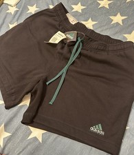 Vintage 90s Adidas Equipment EQT Fleece Shorts Black Teal NWT Deadstock Size L